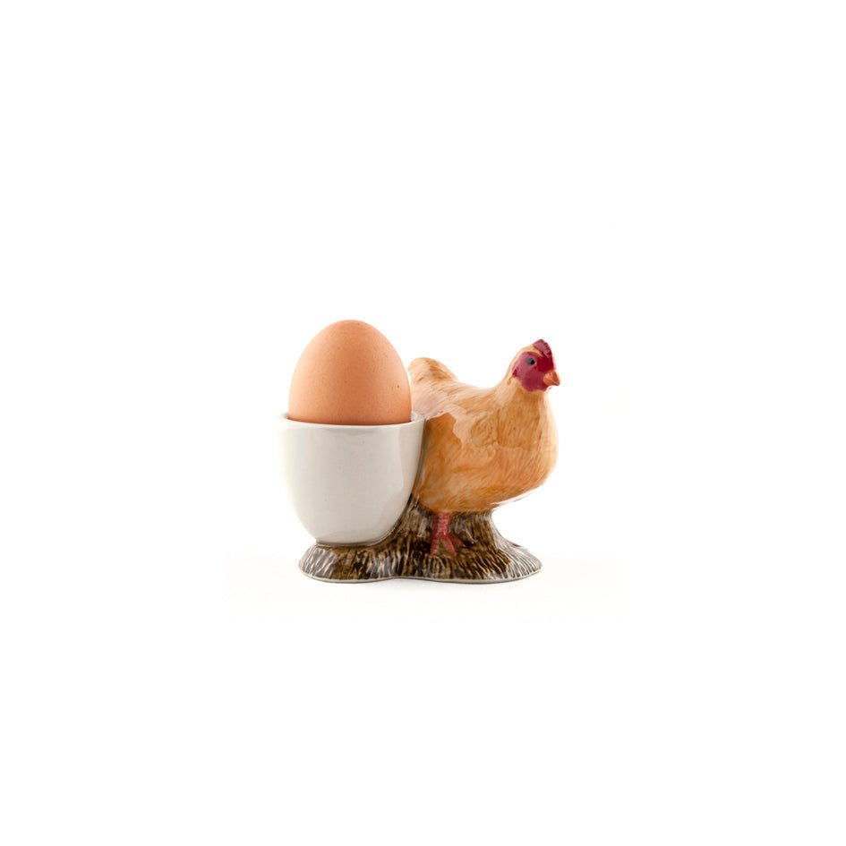 Bruine Orpington Hen met Eierdopje - Quail Ceramics - SuperMatique