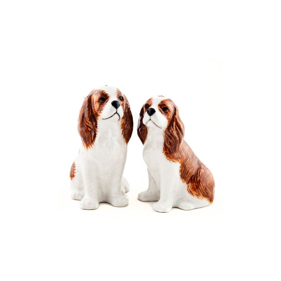 Cocker Spaniel Blenheim Hond Peper en Zout - Quail Ceramics - SuperMatique