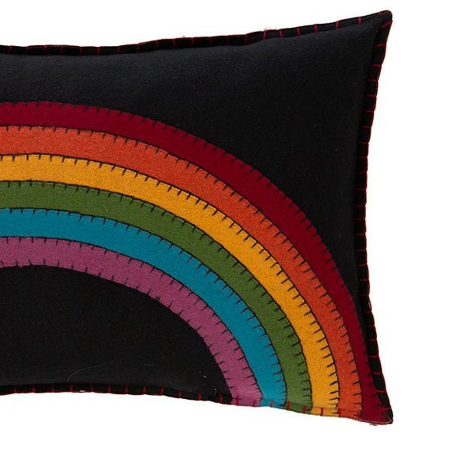 Handgemaakt Regenboog Sierkussen - Jan Constantine - SuperMatique
