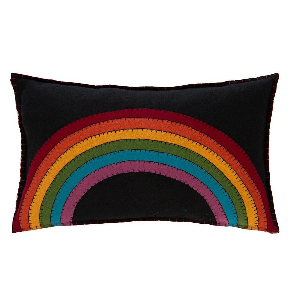 Handgemaakt Regenboog Sierkussen - Jan Constantine - SuperMatique