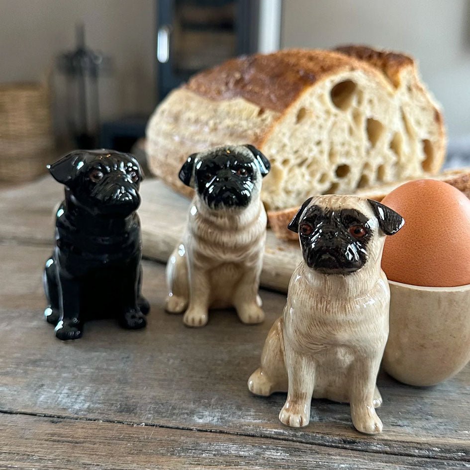 Mopshond Peper en Zout - Quail Ceramics - SuperMatique