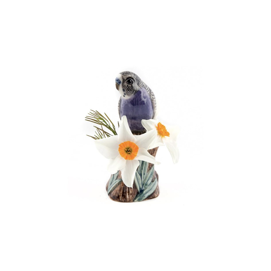 Parkiet Paars Klein Bloemenvaasje - Quail Ceramics - SuperMatique