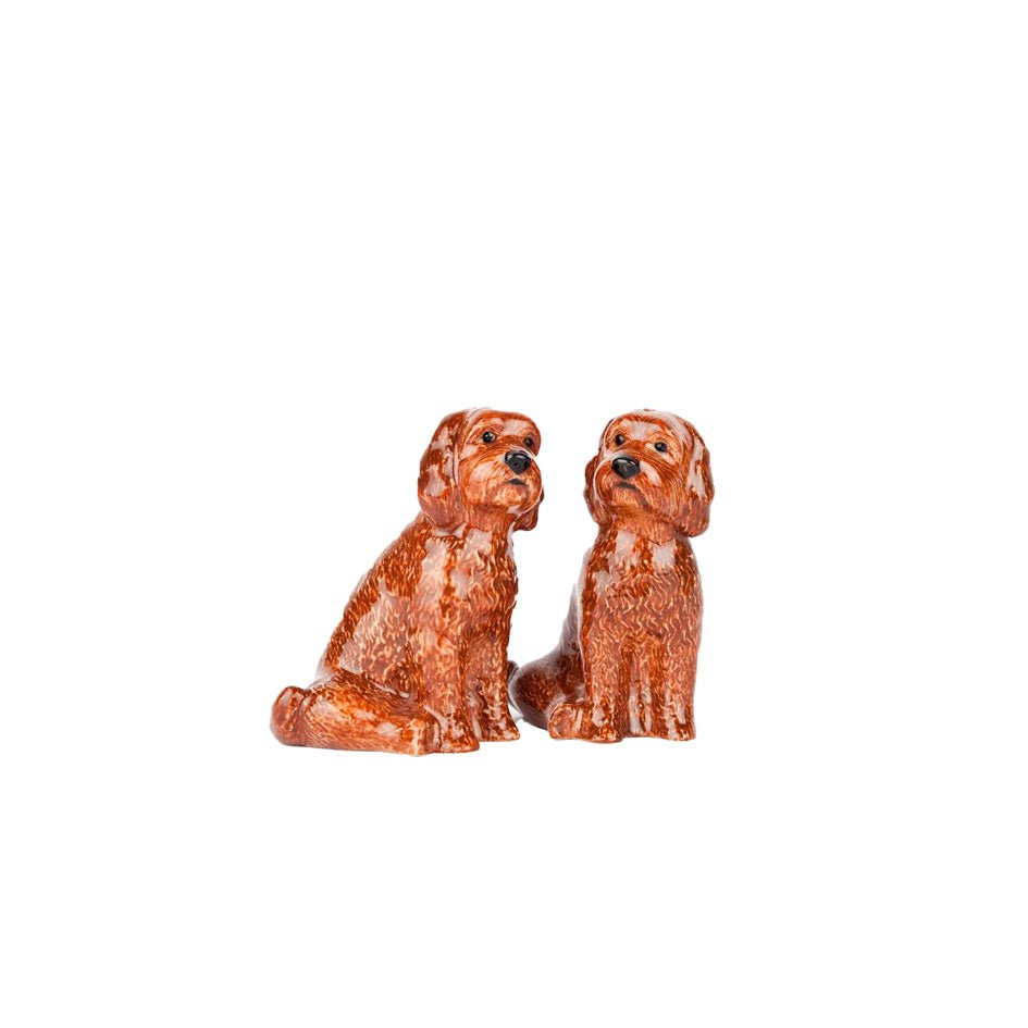 Rode Labradoodle Peper en Zout - Quail Ceramics - SuperMatique