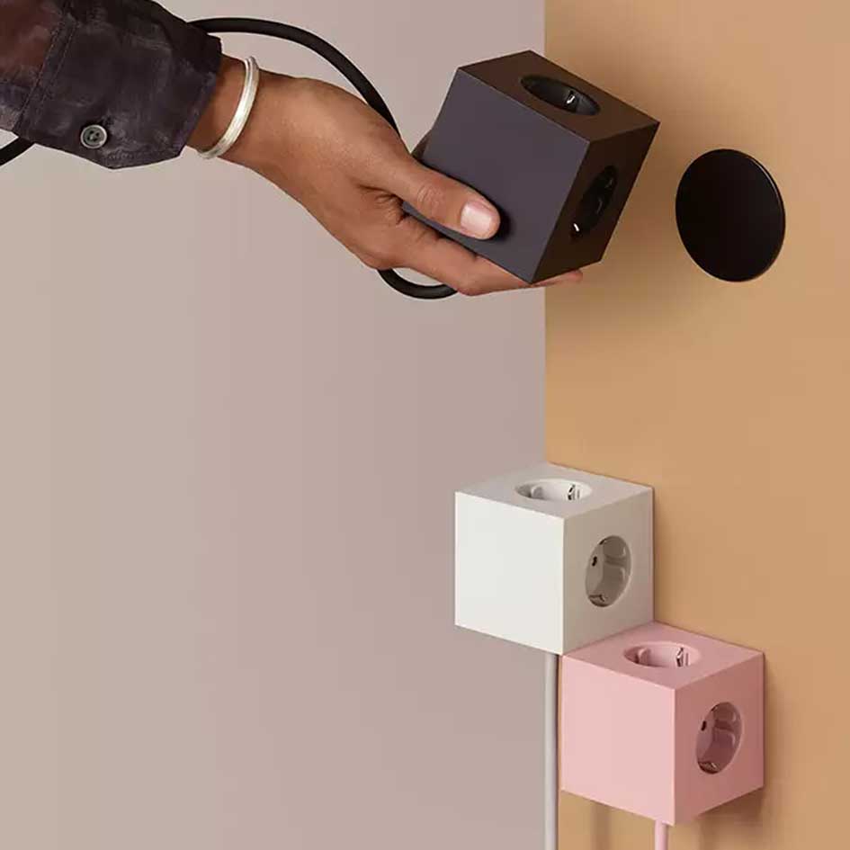 Square 1 Stekkerdoos Met USB - C Aansluiting - Avolt - SuperMatique