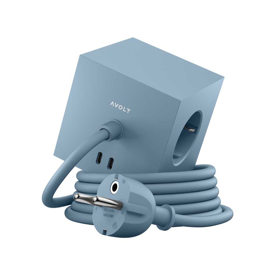 Square 1 Stekkerdoos Met USB - C Aansluiting - Avolt - SuperMatique