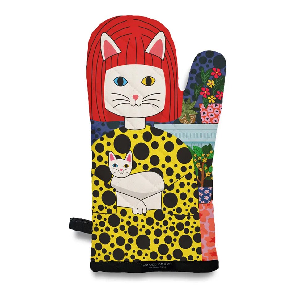 'Thuis met Yayoi Kusameow' Ovenwant Kat - Naked Decor - SuperMatique