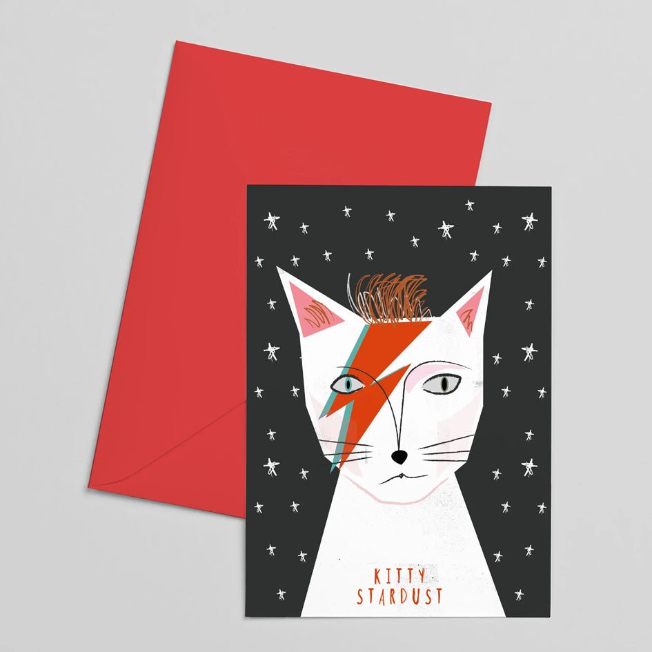 Wenskaart Kitty Stardust - Niaski - SuperMatique