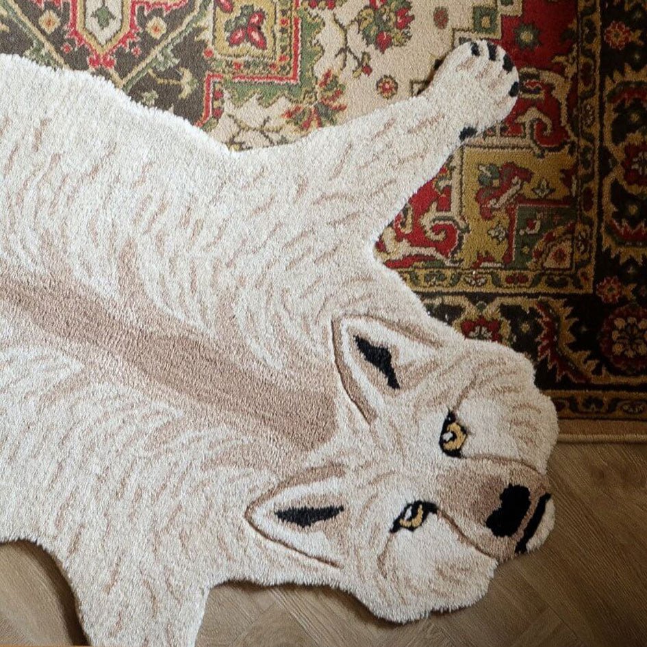 Woozy Wolf Vloerkleed Groot - Doing Goods - SuperMatique