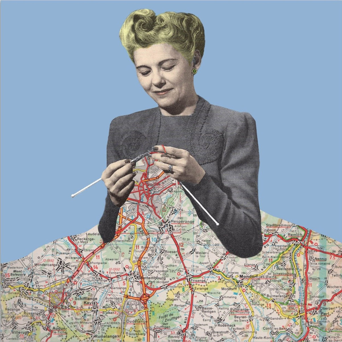 Ansichtkaart The journey is the destination - SuperMatique