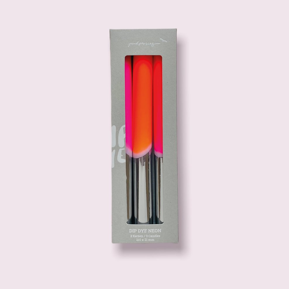 Dip Dye POP Girl on fire Kaarsen - SuperMatique