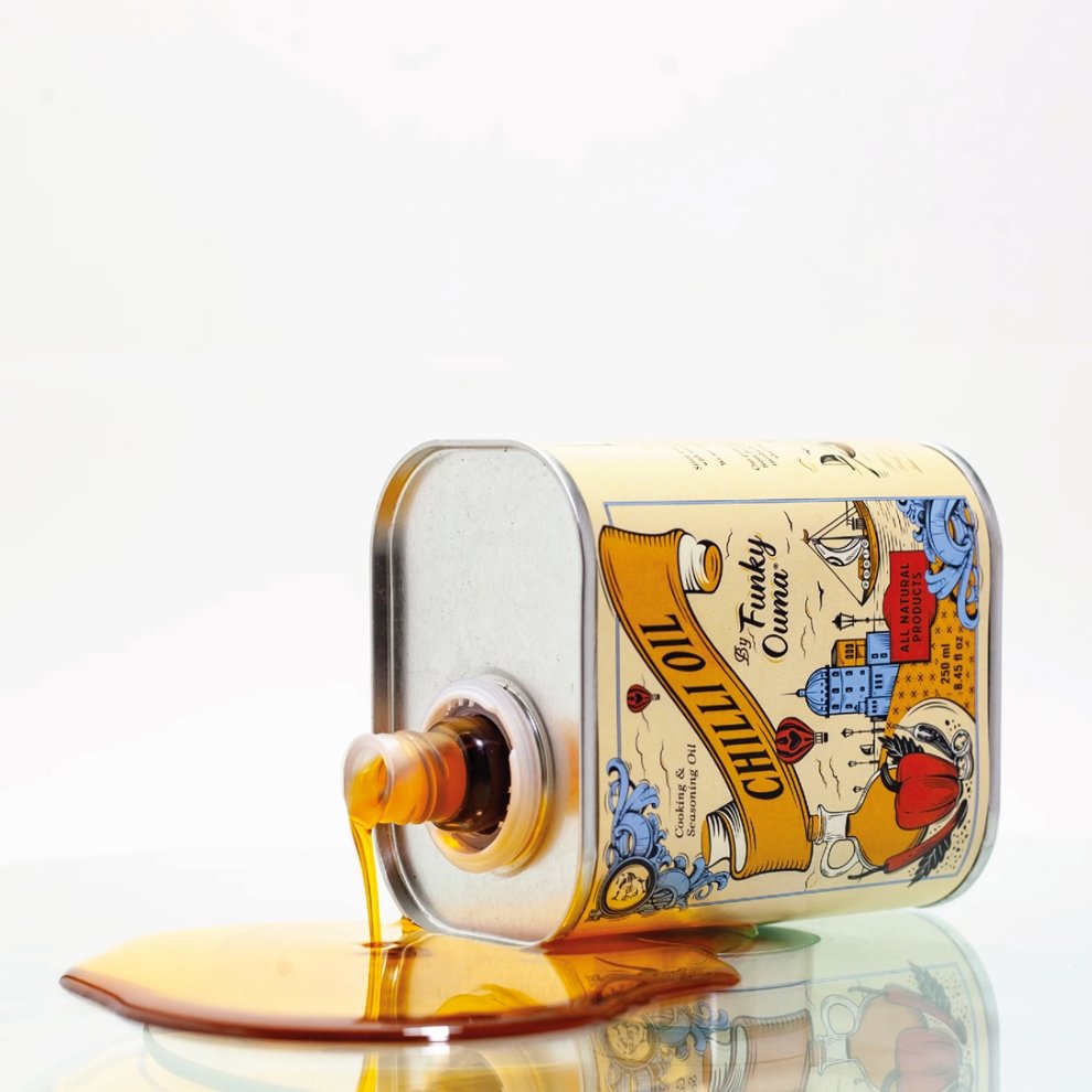 Funky Ouma Chilli olie Kruidblik - SuperMatique