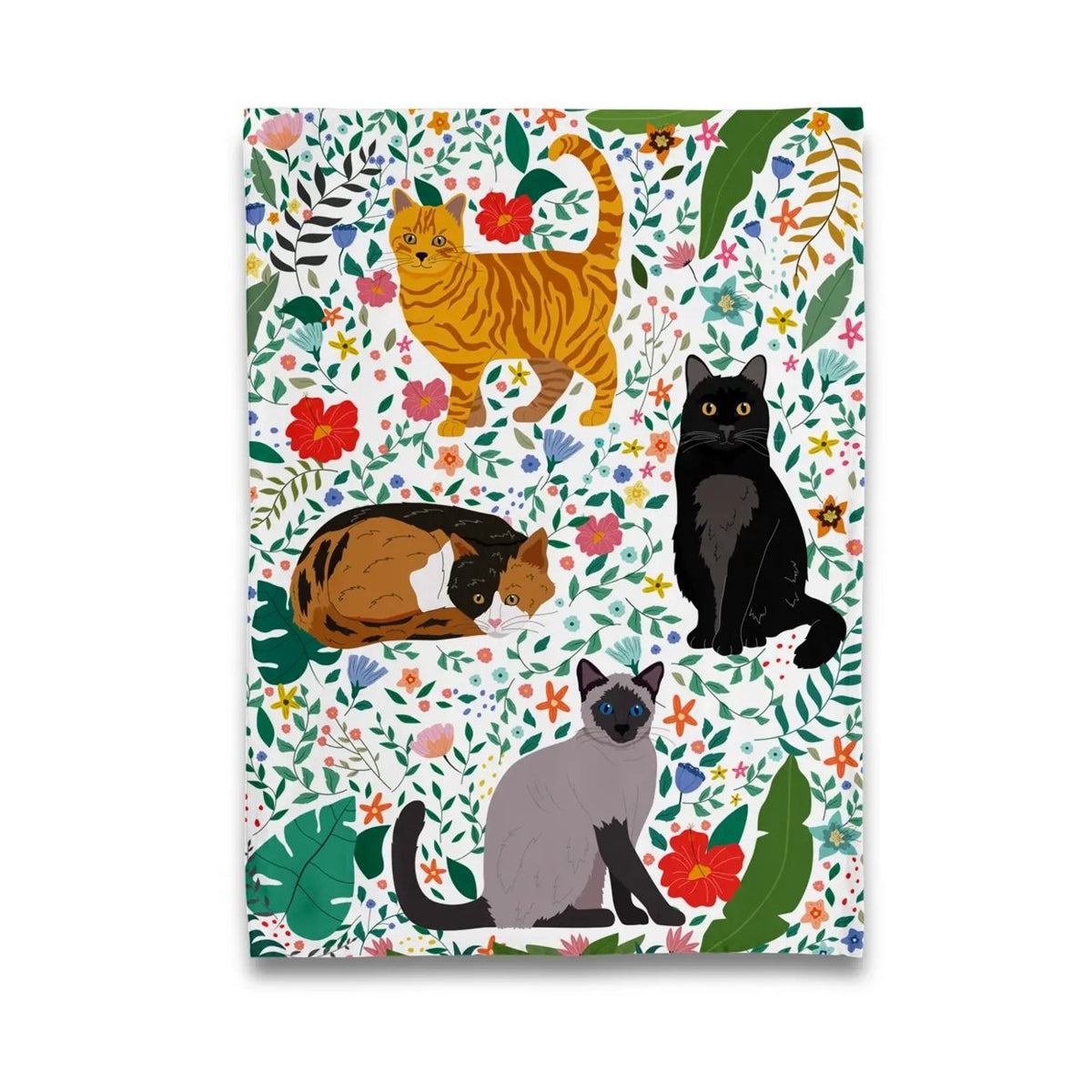 'Kattentuin' theedoek - SuperMatique