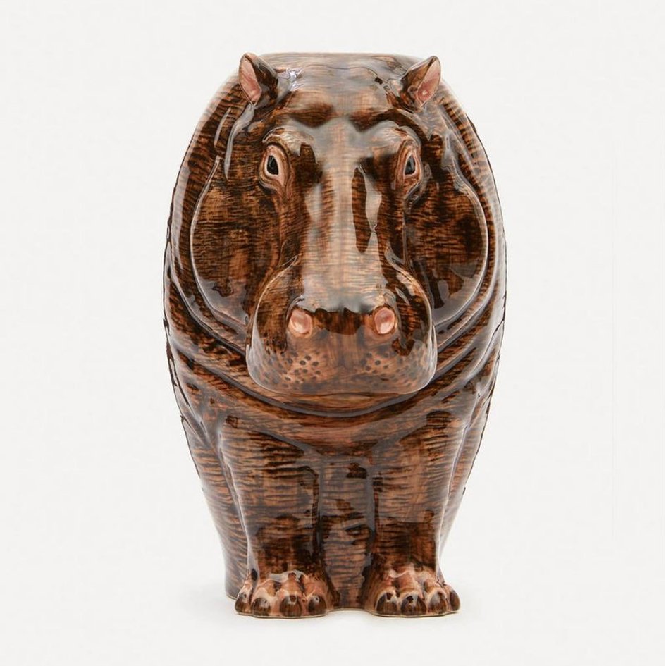 Nijlpaard Bloemenvaas Quail Ceramics - SuperMatique