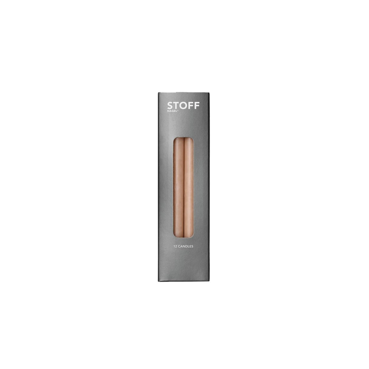 STOFF Nagel kaarsen 12-pack beige - SuperMatique