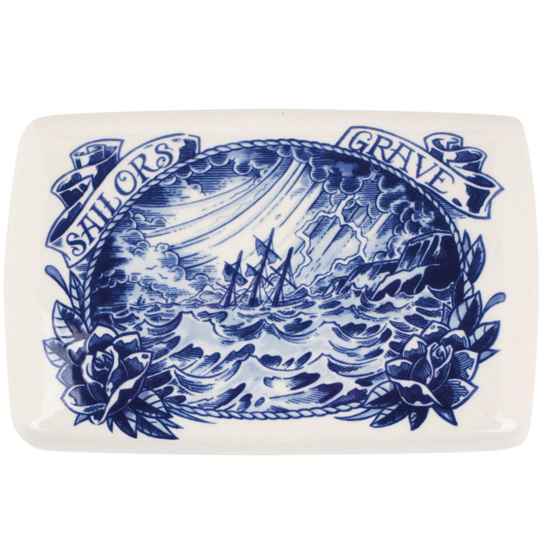 Table Box Sailor’s Grave Schiffmacher Collection Royal Blue Tattoo - SuperMatique