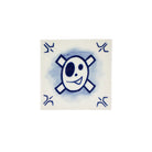 Skull Tegel - Collection Schiffmacher Blue Tattoo - Royal Delft - SuperMatique