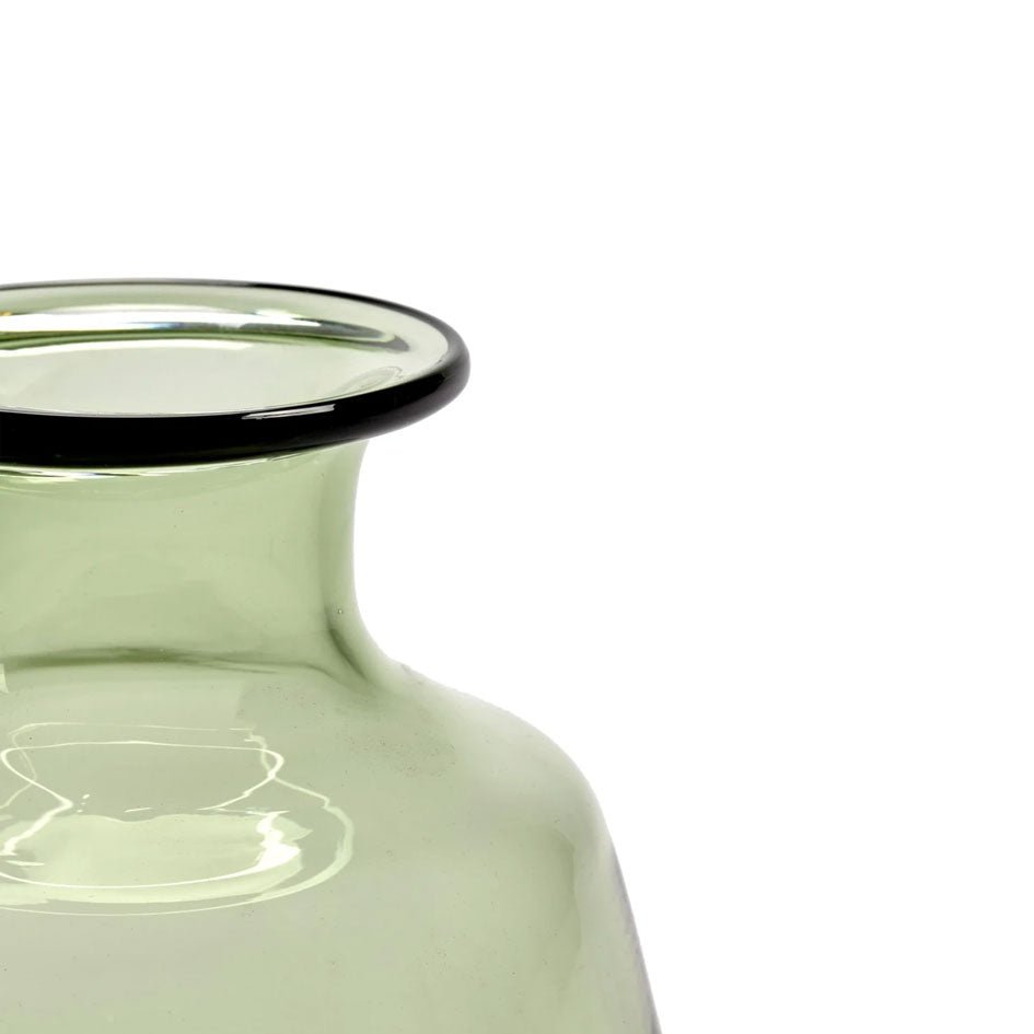 Bloemenvaas Groen Glas - SERAX - SuperMatique