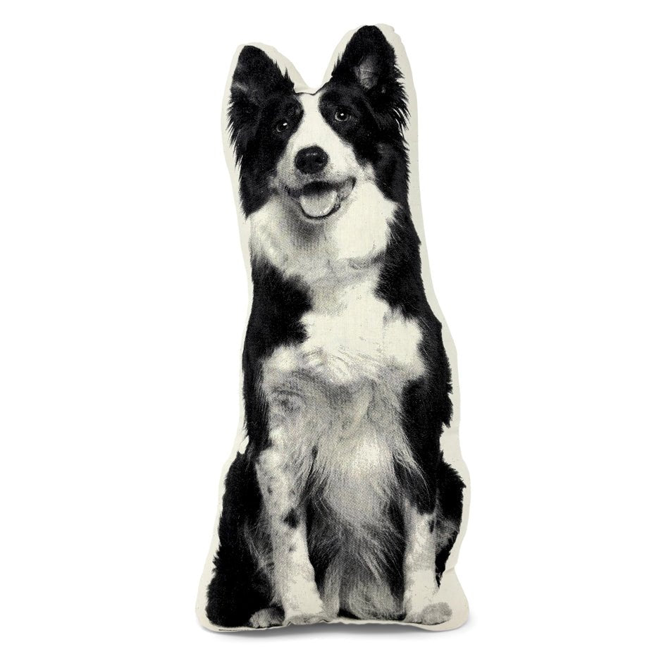 Border Collie Hond Sierkussen - Broderpress - SuperMatique