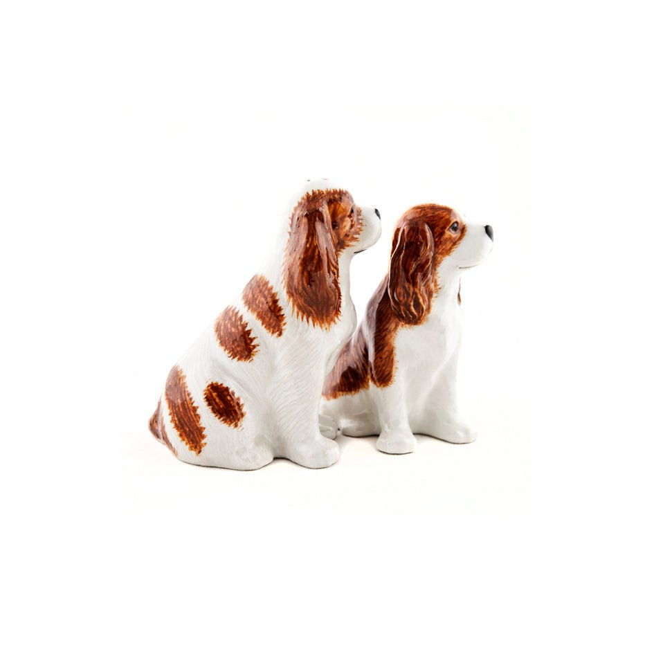 Cocker Spaniel Blenheim Hond Peper en Zout - Quail Ceramics - SuperMatique