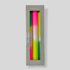 Dip Dye Neon Green Splash kaarsen - Pink Stories - SuperMatique