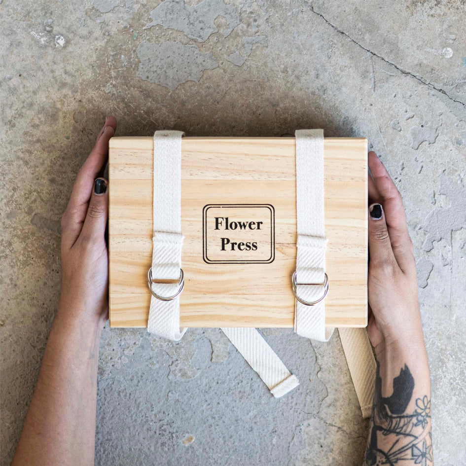 Afbeelding van bloemenpersset met herbarium bookje Fábrica de Texturas -  SuperMatique