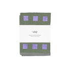 Geruite Grafische Theedoek Lila Groen - Wrap - SuperMatique