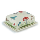 Afbeelding van botervloot met illustraties van paddenstoelen Hannah Turner Ceramics - SuperMatique 