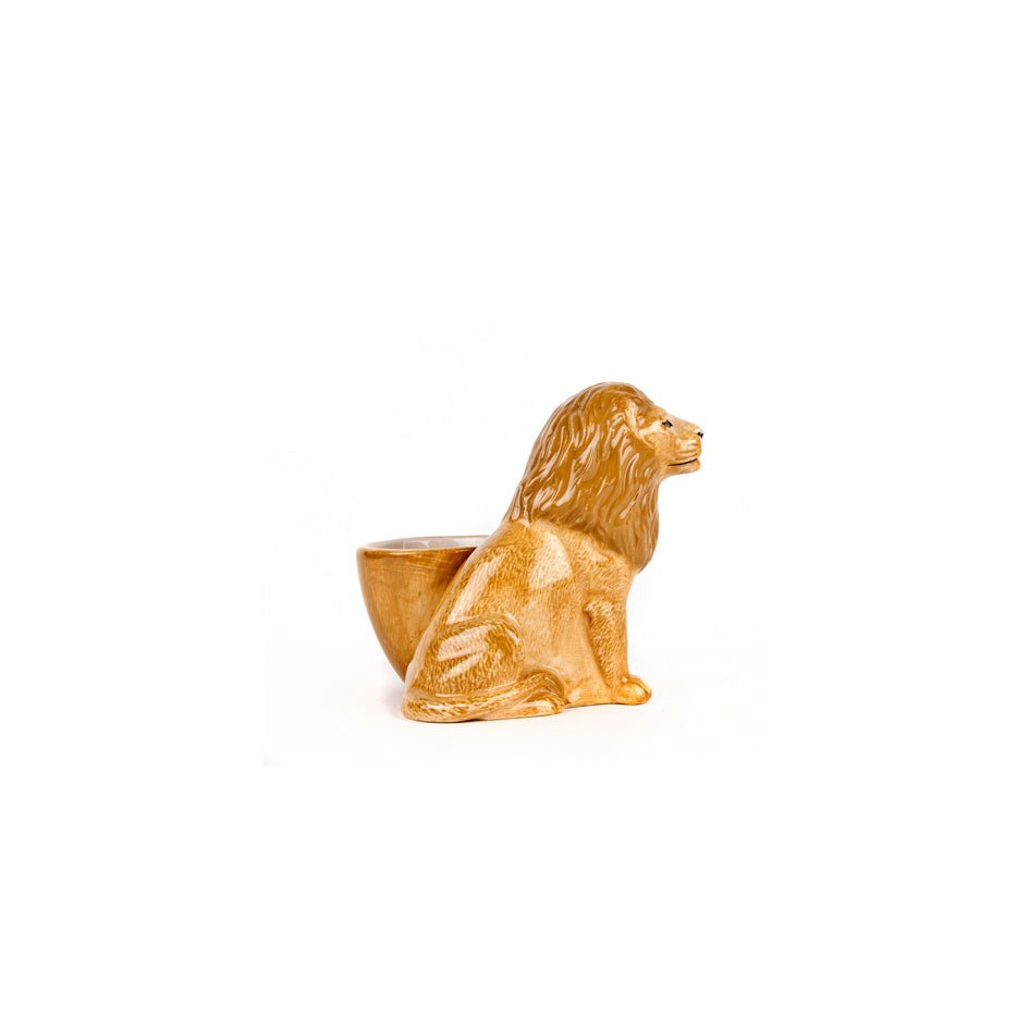 Leeuw met Eierdopje - Quail Ceramics - SuperMatique