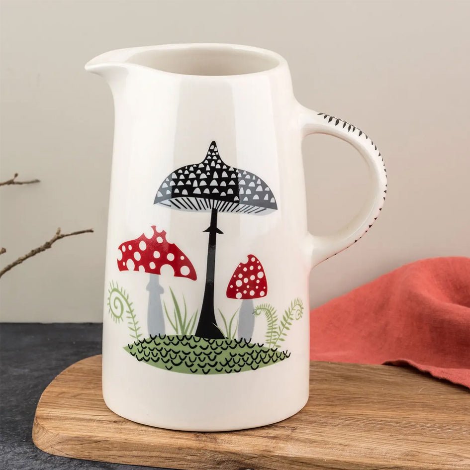 Paddenstoelen Keramiek Schenkkan Groot - Hannah Turner Ceramics - SuperMatique