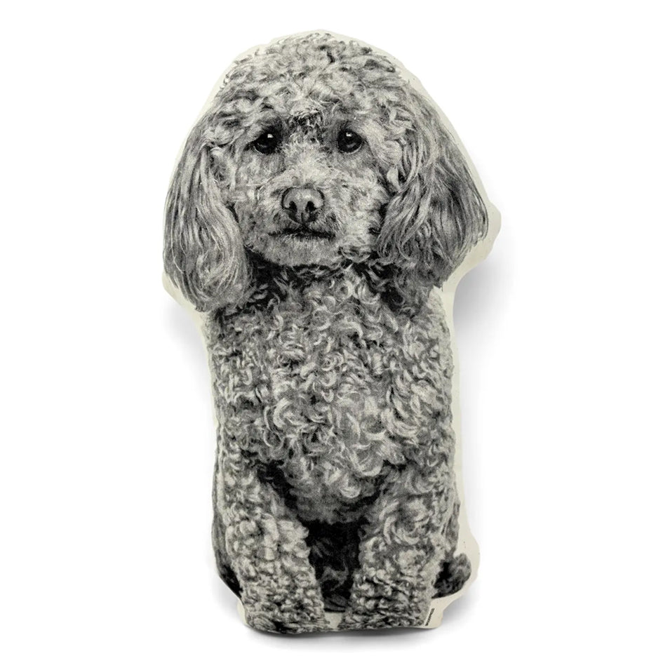 Poedel Hond Sierkussen - Broderpress - SuperMatique
