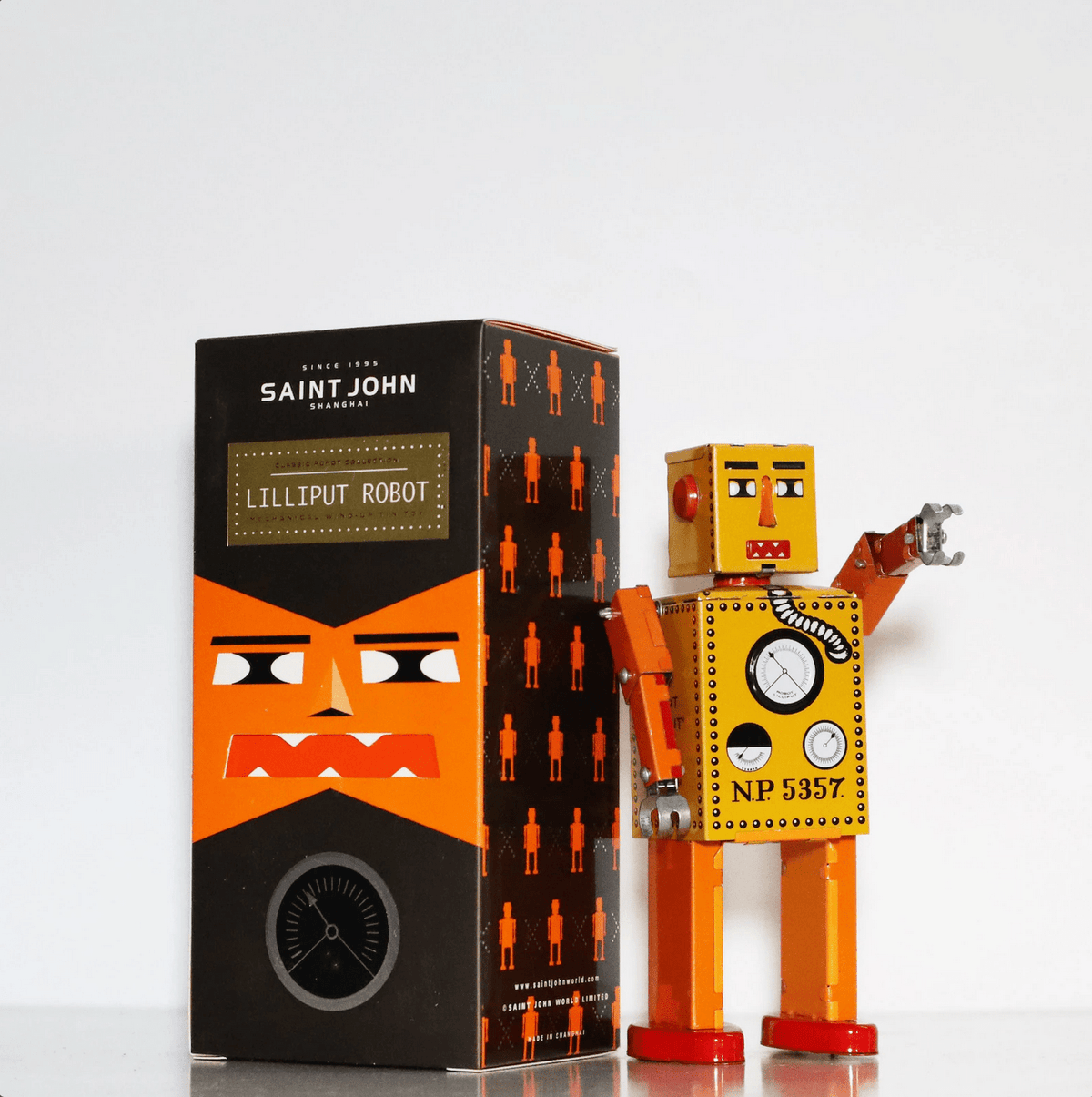 Robot Lilliput Geel Blik - SuperMatique - SuperMatique