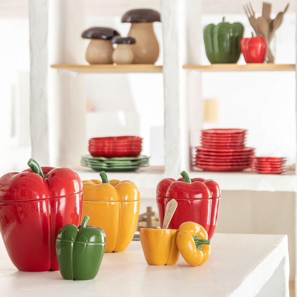 Serveerschaal Paprika Rood Groot - Bordallo Pinheiro - SuperMatique