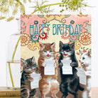Verjaardagskaart 'The Cat Choir' - Madame Treacle - SuperMatique