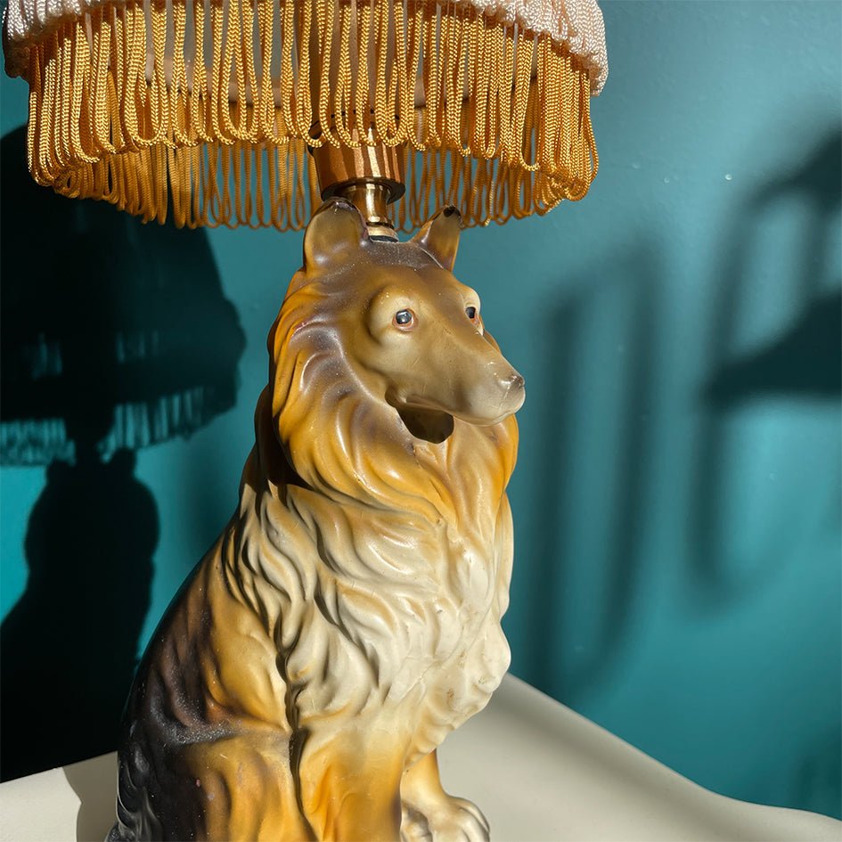 Vintage Keramiek Collie Hond Tafellamp - t.i.p. Lights - SuperMatique