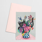 Wenskaart Catisse Peonies - Niaski - SuperMatique