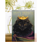 Wenskaart 'Koning Kat' Happy Birthday - Madame Treacle - SuperMatique