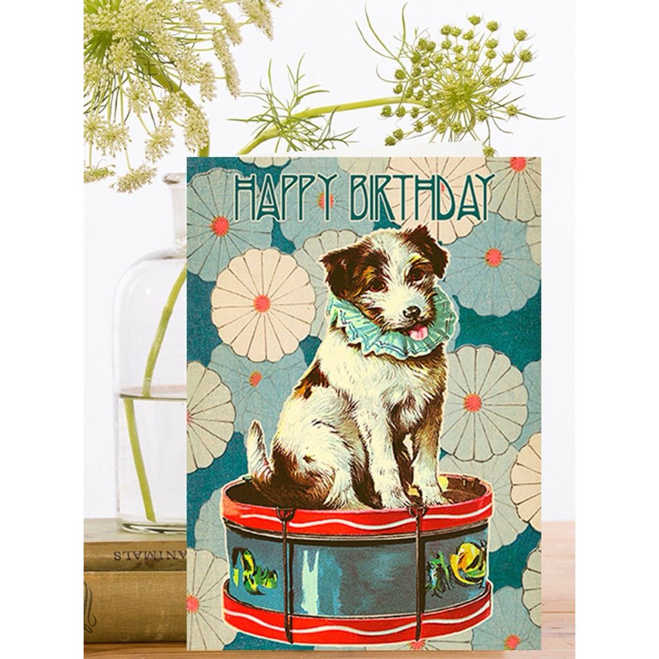 Wenskaart Terrier 'Happy Birthday' - Madame Treacle - SuperMatique