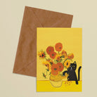 Wenskaart Vincat van Gogh Met Zonnebloemen - Niaski - SuperMatique