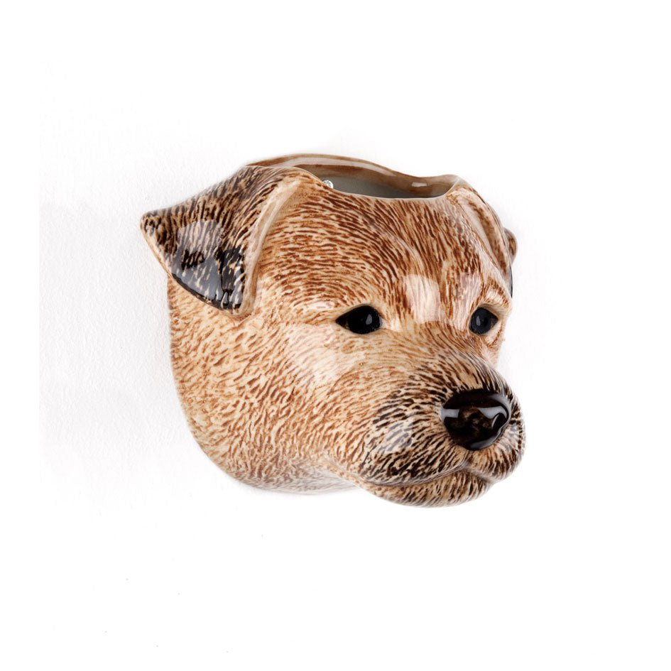 Border Terrier Hond wandvaas Quail Ceramics - SuperMatique