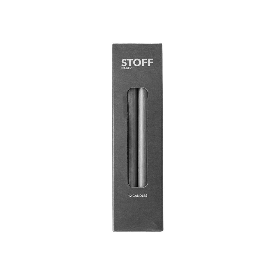 STOFF Nagel kaarsen 12-pack linnen grijs - SuperMatique
