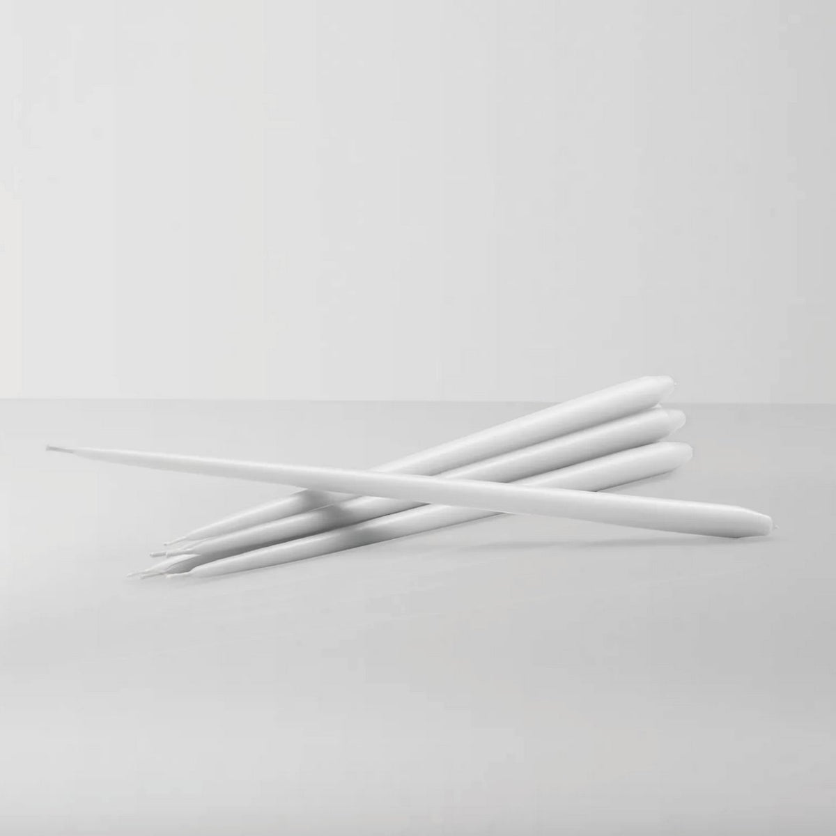 STOFF Nagel taps toelopende kaars door Ester & Erik 6-pack wit - SuperMatique