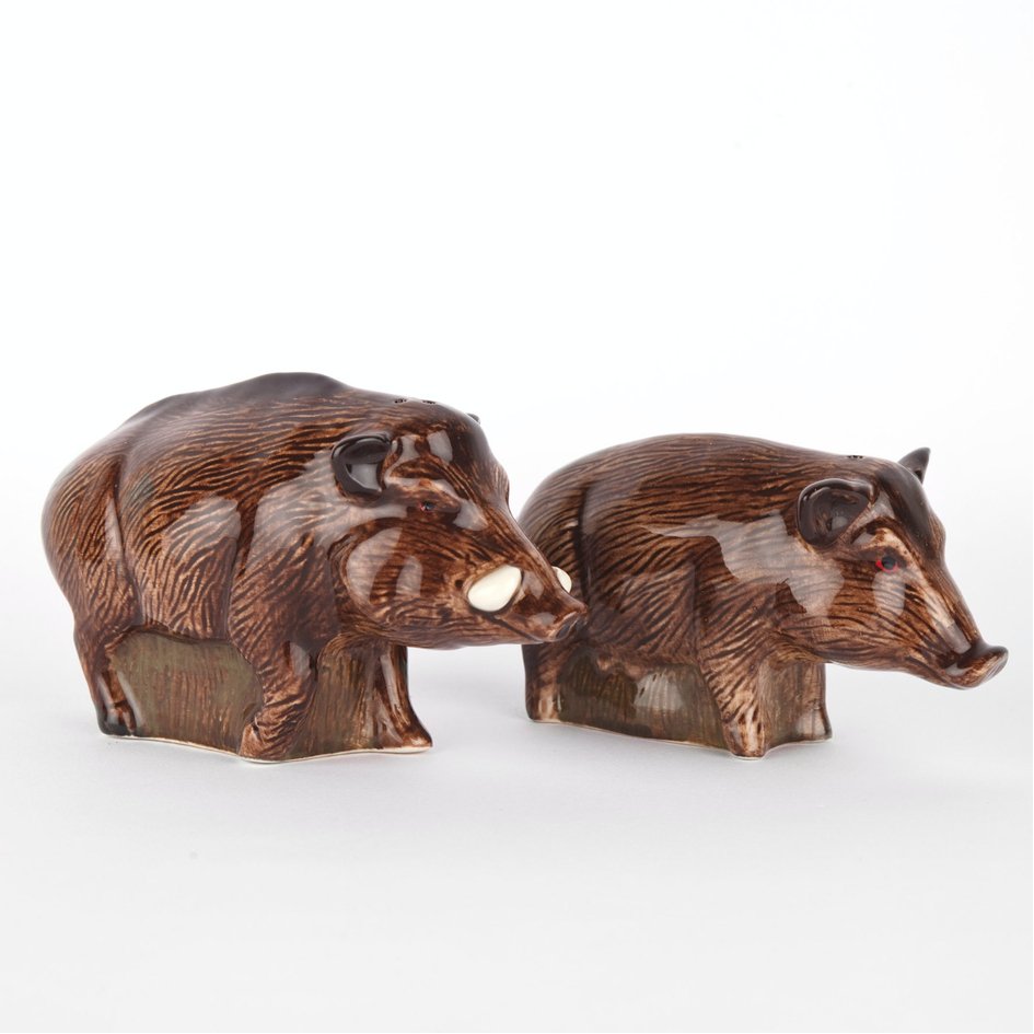 Wild Zwijn Familie Peper en Zout Quail Ceramics - SuperMatique