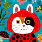 'Yayoi Kusama' Kusameow theedoek - SuperMatique
