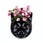 Zwarte Kat Lucky Wandvaas Quail Ceramics - SuperMatique